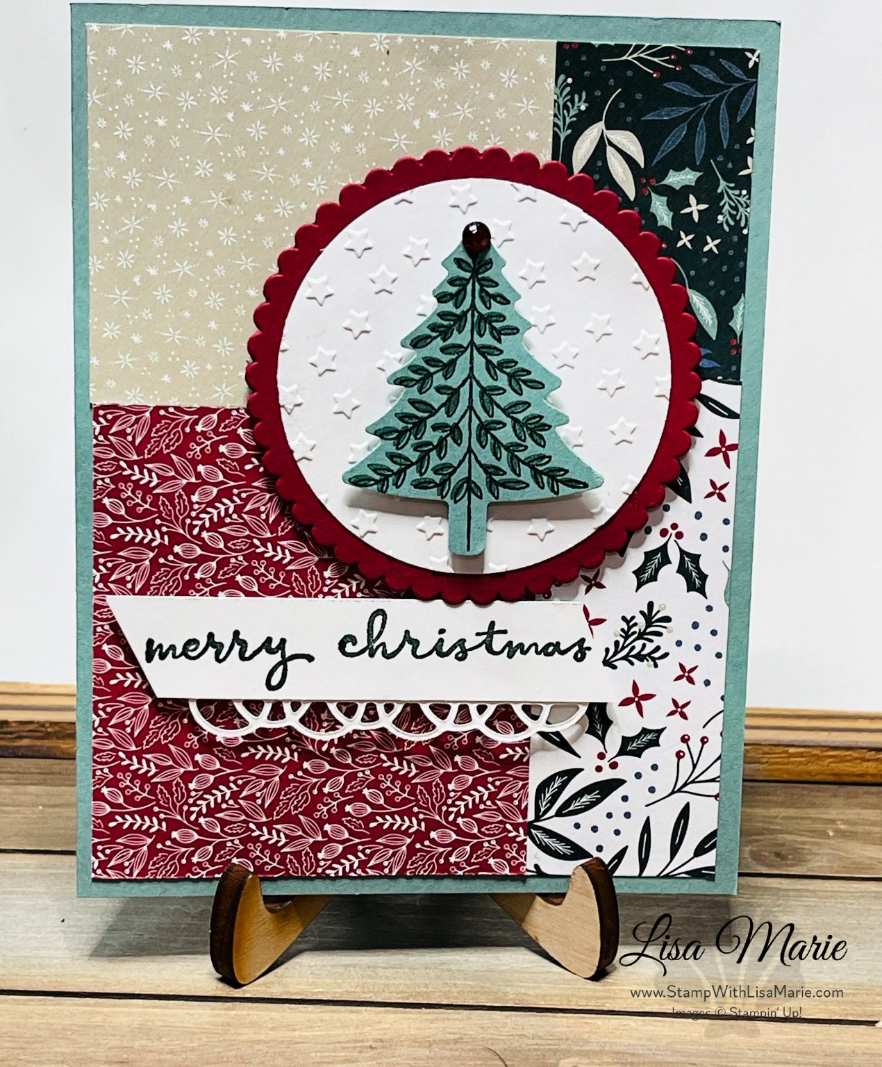 STAMPIN UP TIDINGS OF CHRISTMAS DSP - Lisa Marie Smith, Stampin' Up ...